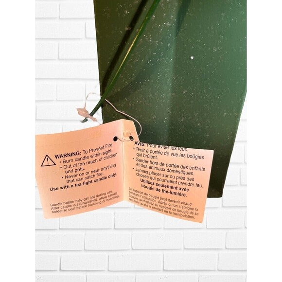 Christmas Candle Holder Tealight Votive Pillar Type Santa Claus Green Red White - Picture 8 of 8